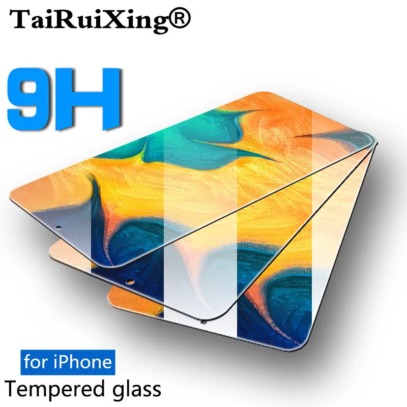Защитное стекло 9H для iPhone 11 2019 защита экрана Pro Max 6 6s 7 8 Plus 5S SE|Защитные стёкла и