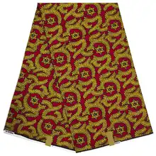 Лучшие высококачественные жаккардовые восковые хлопковые мягкие восковые ткани bazin 6 ярдов/шт. Гарантия принты Настоящая Африканская ткань с восковой печатью восковая печатная ткань