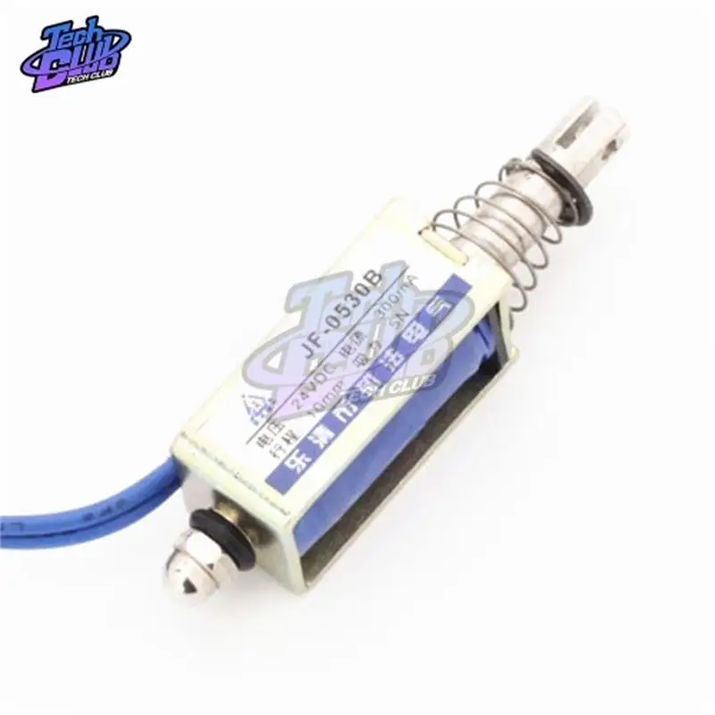 JF 0530B Электромагнит DC 6V/12V/24V 300mA 5N 10mm точный Pull Push Type Линейный электромагнитный