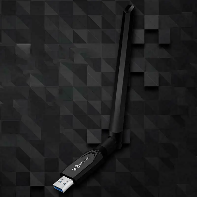 1200 Мбит/с Wifi адаптер 2,4G/5G USB 3,0 Двухдиапазонная беспроводная сетевая карта для ПК
