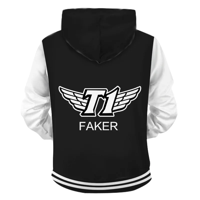 2019 League of Legends LOL 3D Sweatshirt SKT Skt T1 Hip Hop Hoodies Jackets Uniform Men 4