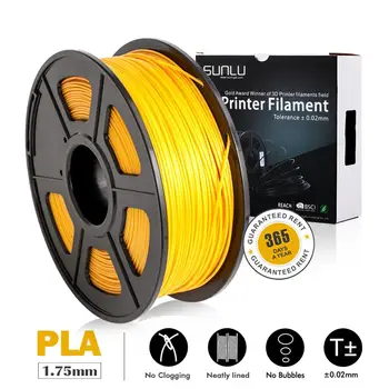 

PLA Filament 1kg 1.75mm 26 Colors for 3D Printing with Spool 0.02mm Tolerance No Bubble Harmless FDM 3D Printer Pen Material