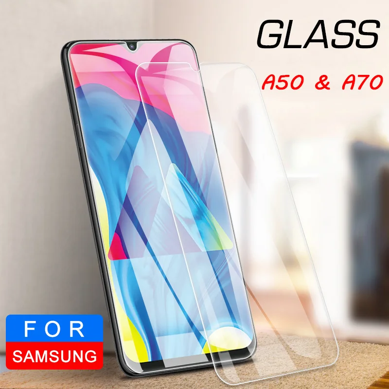 Tempered Glass for Samsung A20 A10 A30 A40 Screen Protector Galaxy A50 A60 A70 A80 A90 Protective on M20 M30 | Мобильные телефоны и