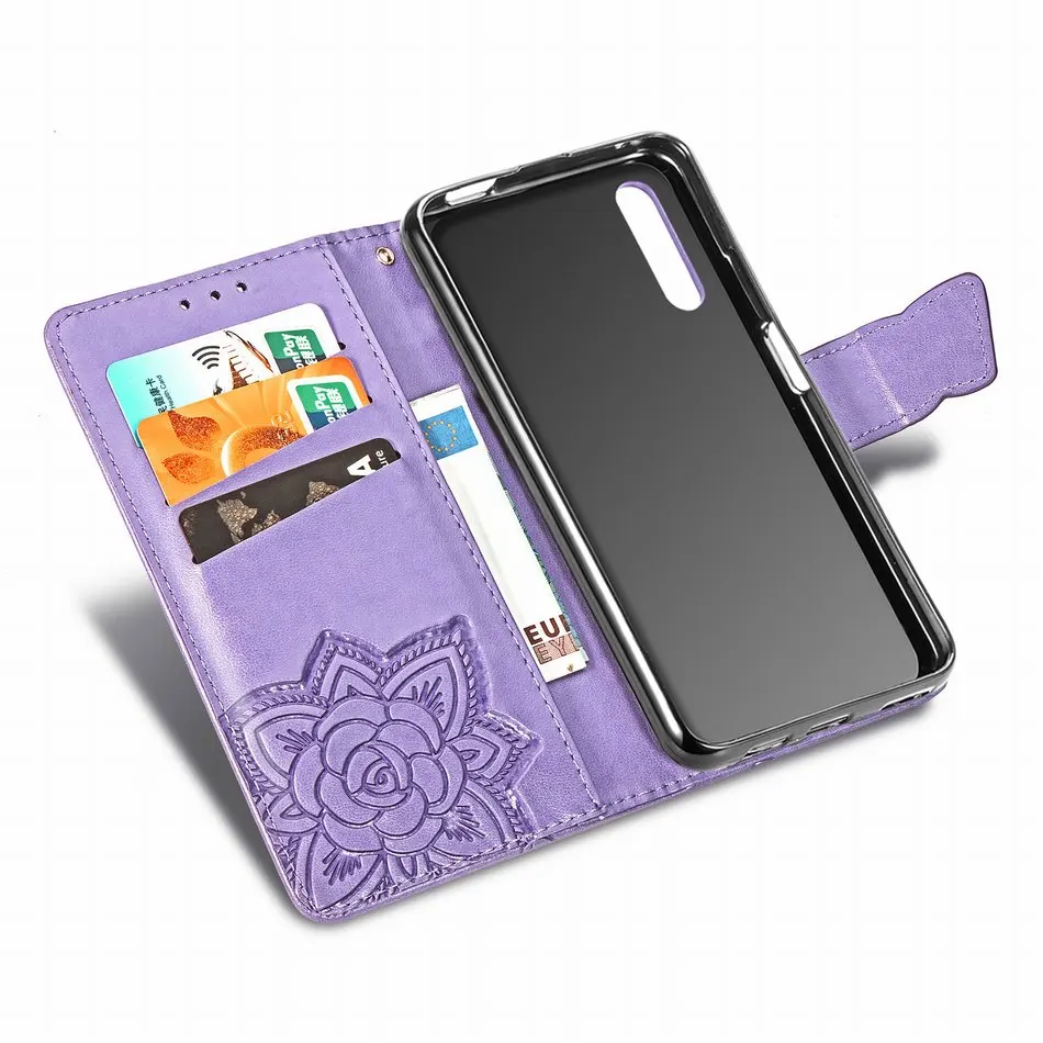 Чехол для телефона в стиле ретро с бабочкой для huawei P Smart Z Plus P30 Pro P20 Lite, романтичный чехол для телефона 30 20 10 Lite, кожаный чехол DP05F