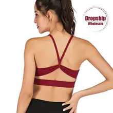 Сексуальный спортивный бюстгальтер без косточек майка без рукавов для йоги для женщин, фитнес, спорт, однотонный, для бега, ударопрочный, спортивная одежда для тренировки, Быстросохнущий жилет