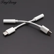 USB-C type C до 3,5 мм вход для источника аудио-сигнала кабель для подключения наушников адаптер для samsung для huawei для SONY для Xiaomi для Vivo