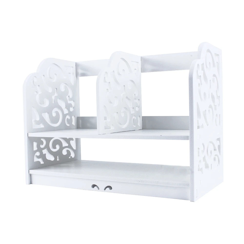 2-Ярусный стеллаж для самостоятельной сборки коробка хранения книжных