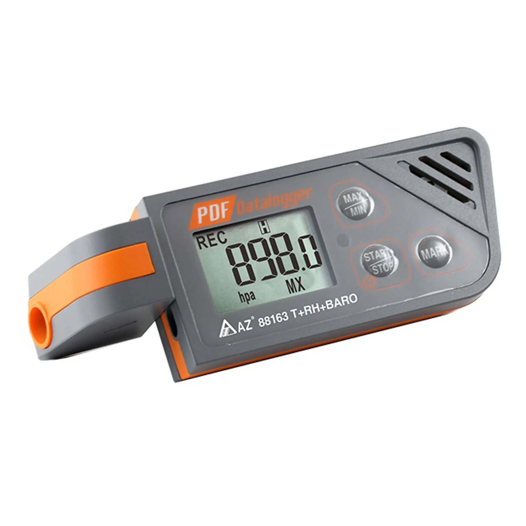 Highprecision AZ88163 temperature and humidity recorder with atmospheric pressure recorder USB