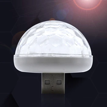 

USB Color Atmosphere Light Car Interior Neon Light Bar LED RGB Light 41*37mm 3W ABS Car LED Light Accessories