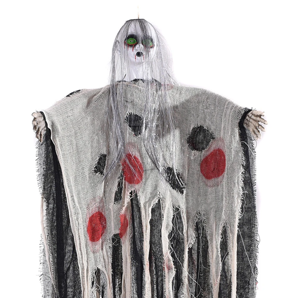 

Voice Control Festival Toy Simulation Ghost Wear Resistant Cloth Ornament Supplies DIY Escape Halloween Decoration Hanging