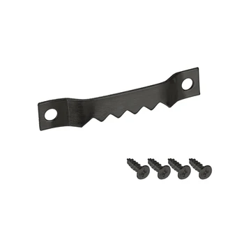 

uxcell Sawtooth Picture Hangers, 1 1/2 Inch Double Hole with Screws, 50 Pcs (Black)