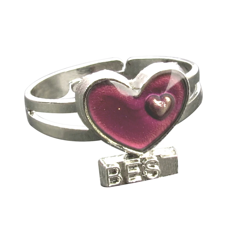 Mood Ring For Kids 10-Pack Adjustable Mood Rings Color Changing