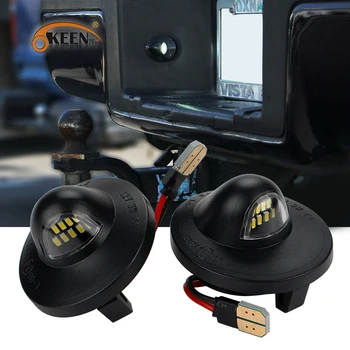 

OKEEN 2pcs Car LED License Plate Light For Ford F150 F250 Ranger Bronco Reverse Backup Rear Lamp White Pickup Truck Led Light