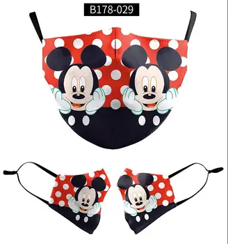 

1pcs Unicorn Adult Cotton Mask Mickey Skull Sonic Mouth Mask PM2.5 Anti Haze dust-proof Washable Reusable Face Masks 3D Print