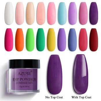 

Azure Beauty 59 Colors Dipping Powder Holographic Glitter Nail Dip Powder Dust Matte Effect Nail Pigment Powder