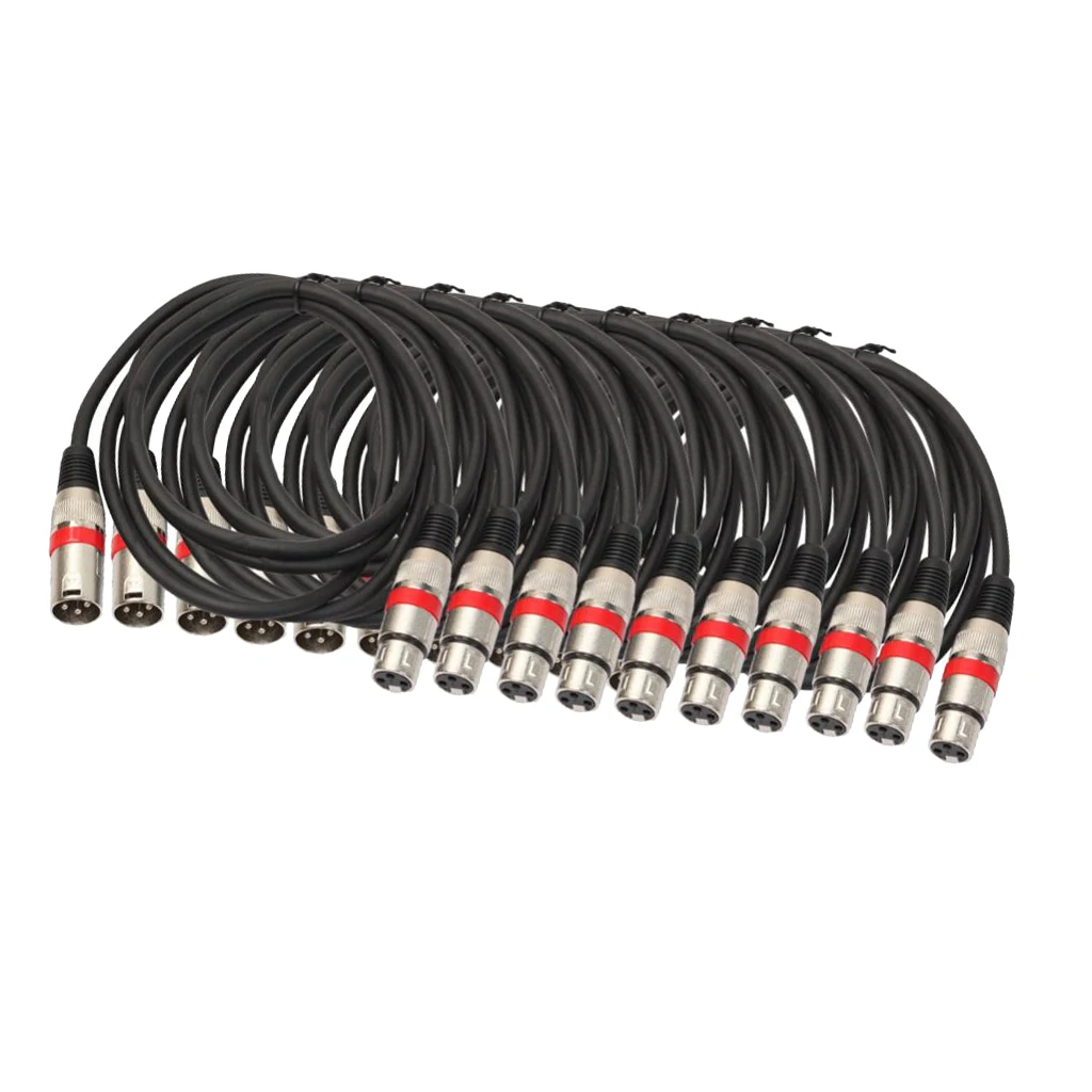 

XLR Male To Female Microphone Mic Cable Guitar Stereo Audio Extension Cable