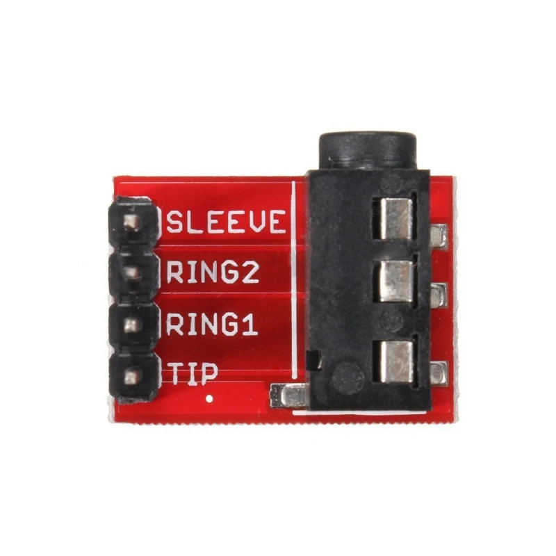 

Portable 5pcs Stereo 3.5mm Jack Headset Audio Socket Breakout Board Extension Module