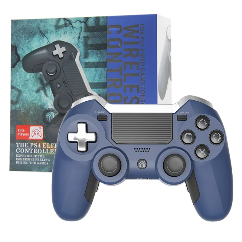 

Bluetooth Wireless Gaming Console For PS4 Gamepad Dual Vibration Elite Game Console Controller Joystick for PC Video
