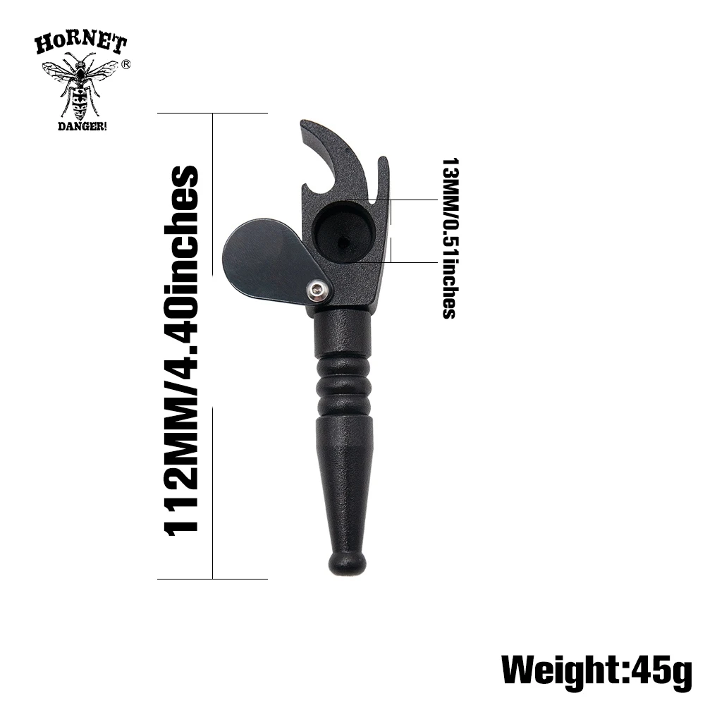 

HORNET Multi-Function 112MM Aluminum Metal Tobacco Herb Pipe Also Cola Beer Screwdriver Suitable To Summer Use Smoking Pipe