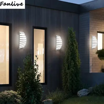 

10pcs AC 85-265V Aluminium Alloy 8W COB Wall Lamp Waterproof For Home Decoration Modern Courtyard