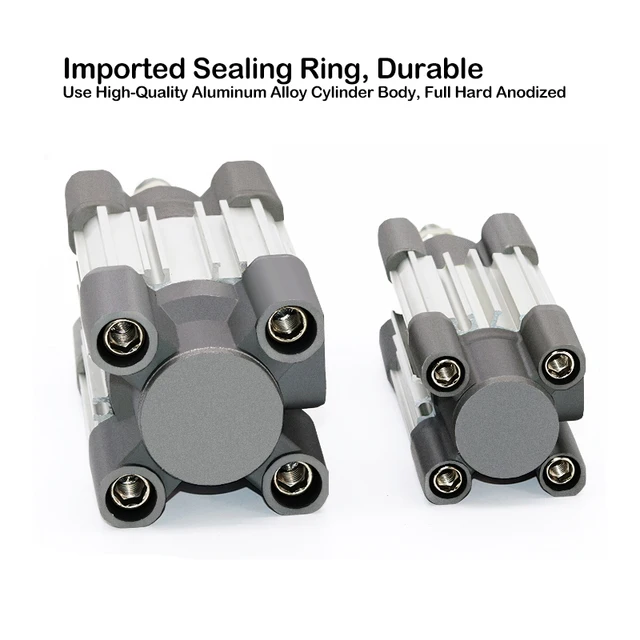 Cilindro Pneumatico SC 40-250 - Alesaggio 40mm, Corsa 250mm, Doppio Effetto, Porta PT1/4'' - Foto 8