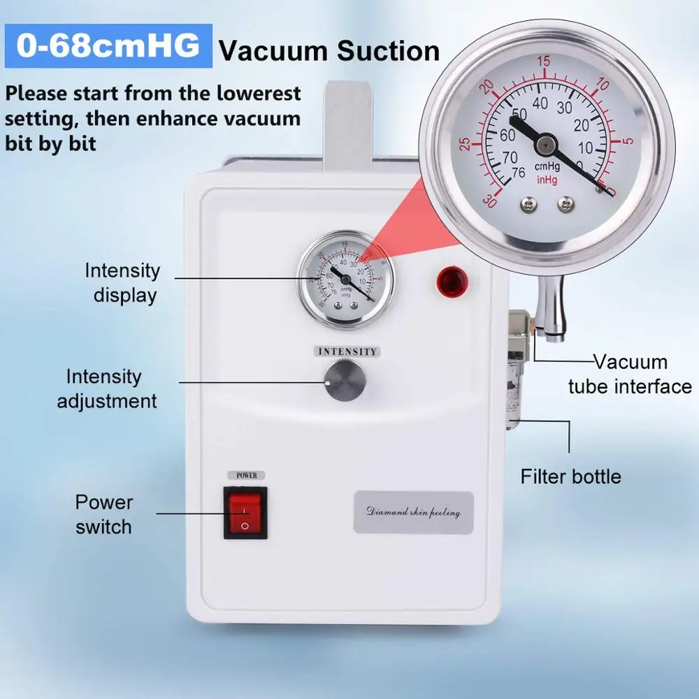 Professional Diamond Microdermabrasion Machine Beauty Equipment for Facial Peeling Portable Spa Healthy Beautiful Skin Tightning 5