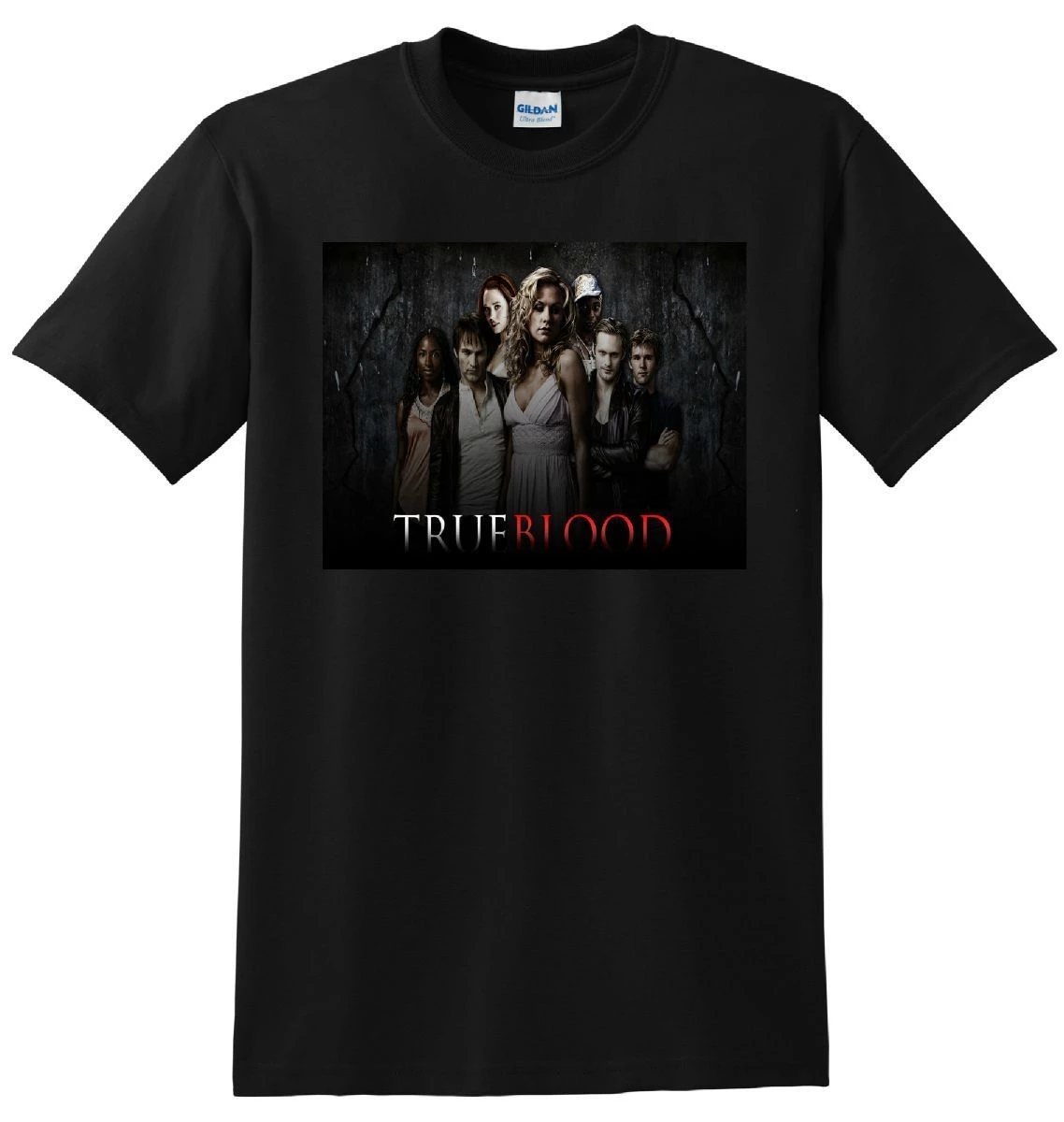 TRUE BLOOD T SHIRT season 1 2 3 4 5 6 series SMALL MEDIUM LARGE or XL | Мужская одежда
