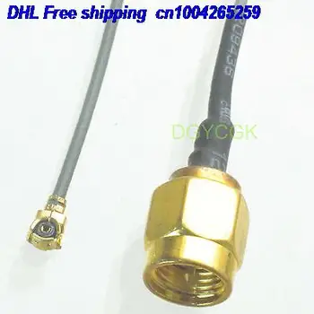 

EMS/ DHL 100pcs SMA male plug straight to IPX U.fl female 1.13mm Jumper pigtail 8" cable 22j