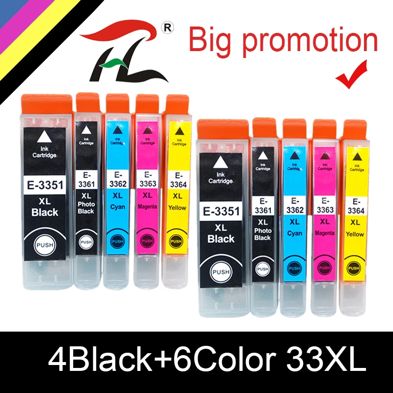 Картридж чернильный YLC совместимый с EPSON 33XL 33 для принтера T3351 T3361 expressions Premium XP 530 540