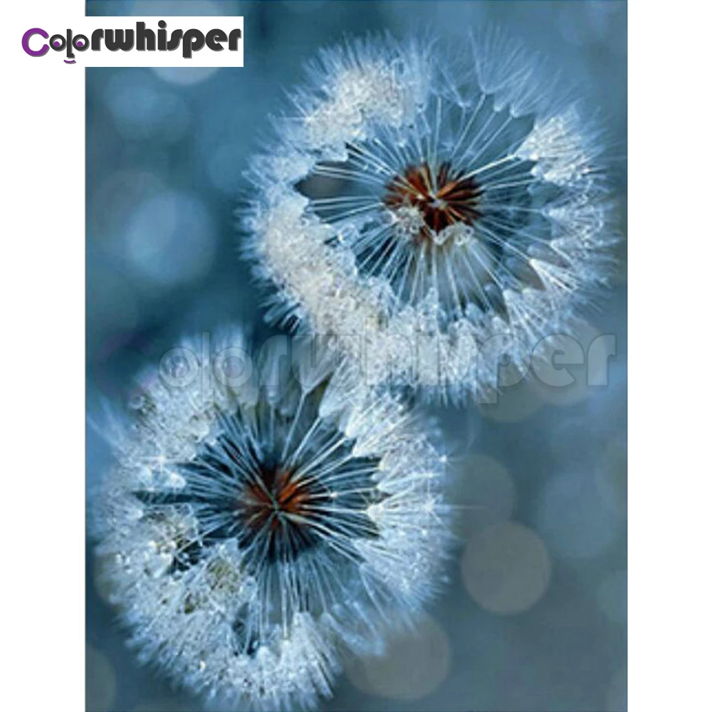 

Diamond Painting Full Square/Round Drill Dandelion 5D Daimond Painting Embroidery Cross Stitch Mosaic Crystal Picture Z1419