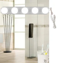 Светодиодный зеркальный светильник студия присоска USB макияж группа ламп настольная лампа для ванной J8#3