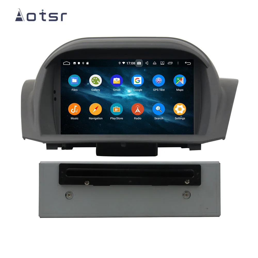 AOTSR 8 дюймов Android 9,0 DSP ips gps навигация Carplay автомобильный DVD радио плеер для Ford Fiesta 2013- мультимедийный плеер