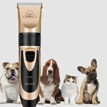 

Professional Electric Pet Hair Clippers Dog Fur Trimmer Grooming Hairdresser Kit Rechargeable Cordless Haircut Machine