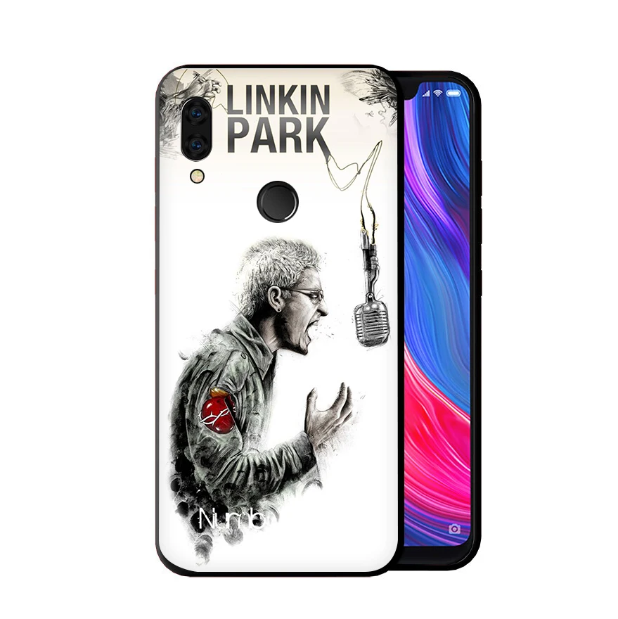 EWAU Linkin Park силиконовый чехол для телефона для Xiaomi Redmi Note 4 4X5, 6, 7, 8 Pro 5A премьер-8 T - Цвет: B7