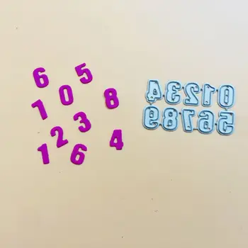 

Numbers Metal Cutting Dies Stencil Scrapbooking DIY Album Stamp Paper Embossing