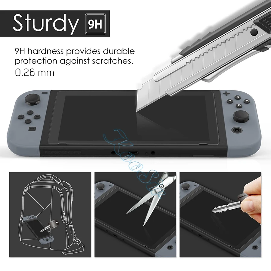 Аксессуары для Nintendo Switch чехол Защитная пленка экрана Жесткий Чехол ПК колпачки