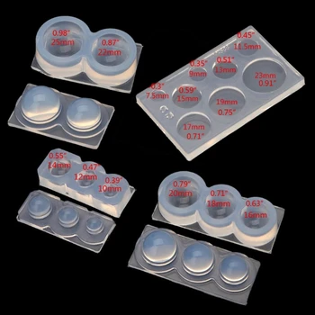 

4Pcs Resin 3D Hollow Round Ball Pendant Resin Molds Hollow Quicksand Sphere Mold 875A