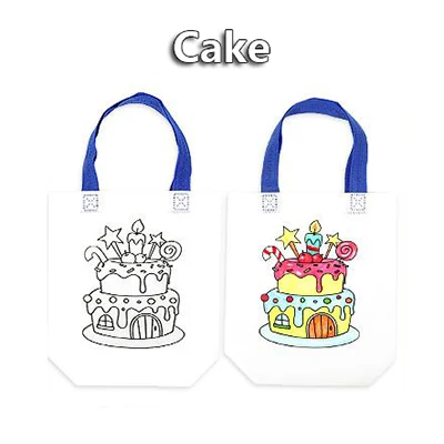Cake Маркер для граффити нарисованная Сумочка раскраска картины детский сад граффити художественный материал комплект сумка Рисование Игрушка для детей подарок - Цвет: Cake