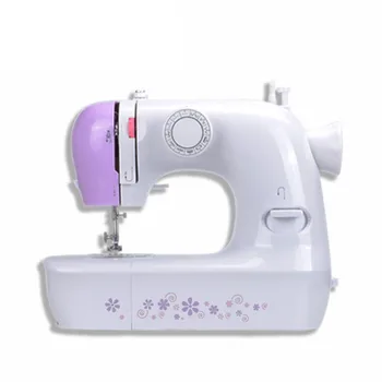 

New Household Mini Automatic Thread Sewing Machine Double Speed Control Button Mini Sewing Tools Cover Stitch Sewing Accessories