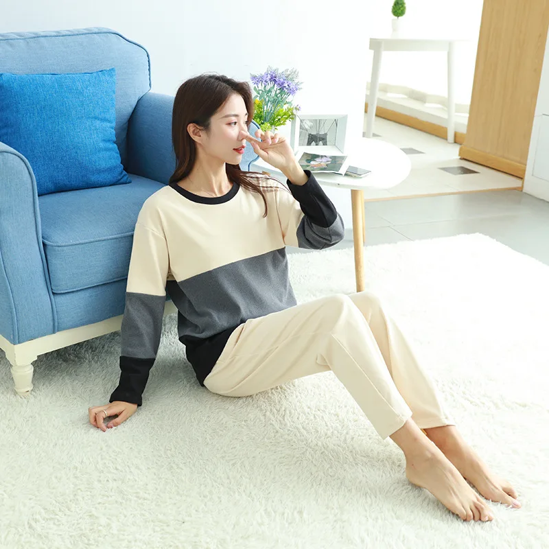 

pajamas for women loungewear pijamas women cotton bedroom set sleep tops home suit pajamas womens cotton Nightwear