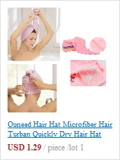 Ouneed Hair Hat Cartoon Microfiber Hair Turban Quickly Dry Hair Hat Wrapped Towel Bathing Cute Girl Shower Hair Cap#45