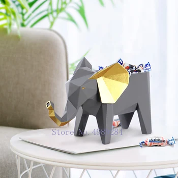 

Creative Nordic Resin geometric Simulated animal Crafts ornaments Desktop storage organization jewelry Modern home decoration