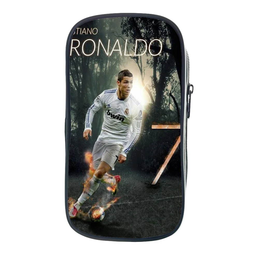 

Cristiano Ronaldo CR7 Pencil Bags Teenager Boy Girl Cosmetic Cases Kids School Stationery Supplies Storage Bag Makeup Pouch