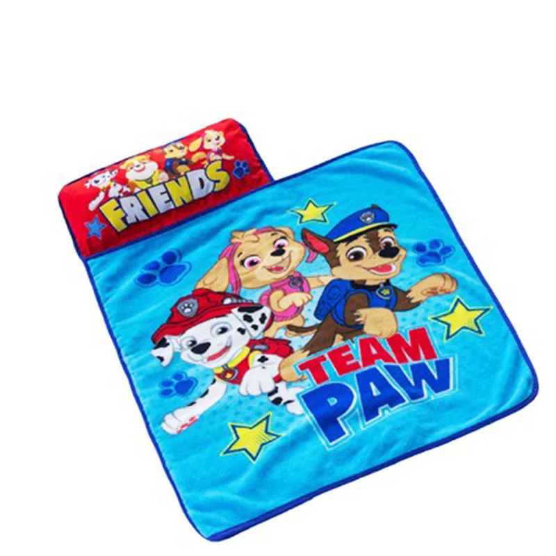 Paw Patrol, детское плюшевое одеяло, коврик для сна, для улицы, кемпинга, мультипликационный, Patrulla Canina, полиэстер, портативное одеяло для сна, S19