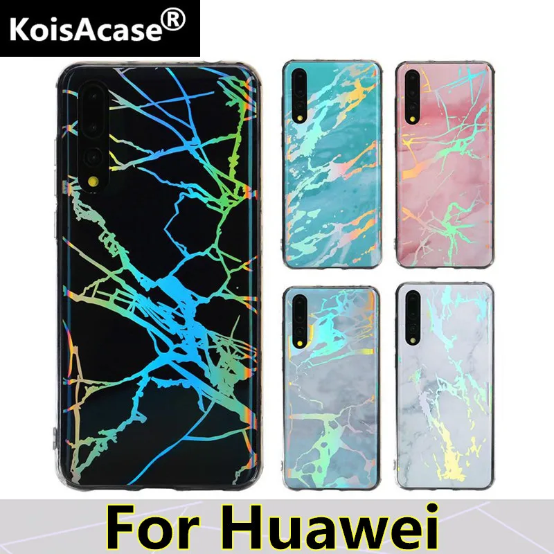 KoisAcase New Luxury colorful laser marble Phonecase For Huawei P20 Pro Lite Plus NOVA 2S 3 3E 3i Honor 10 Y7 Y5 2018 mate20 |