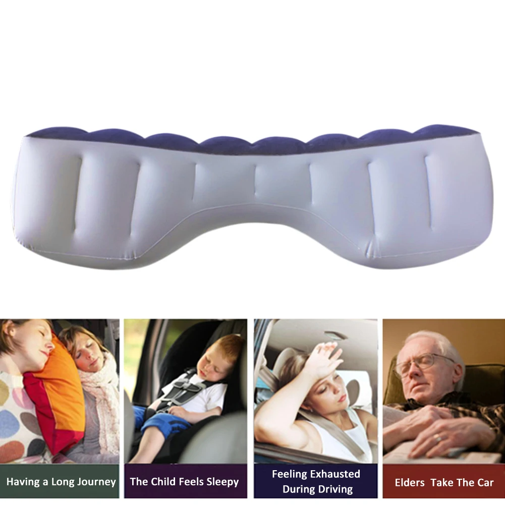 Car Air Mattress Car Rear Seat Gap Pad Iation Bed Travel Air Bed Iatable Vehicle For Travel Auto Interior Accessories