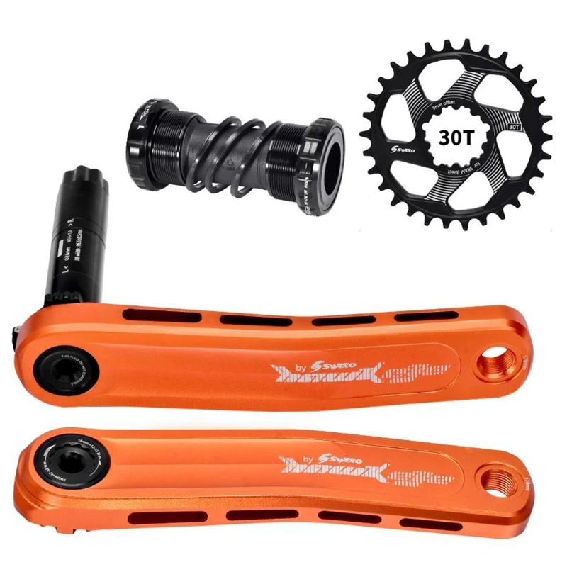 

831C Bicycle Crankset Mtb Crank 170mm Crank Arms Bicycle Chainring 30t 32t 34t 36t 38t Bike Chainrings