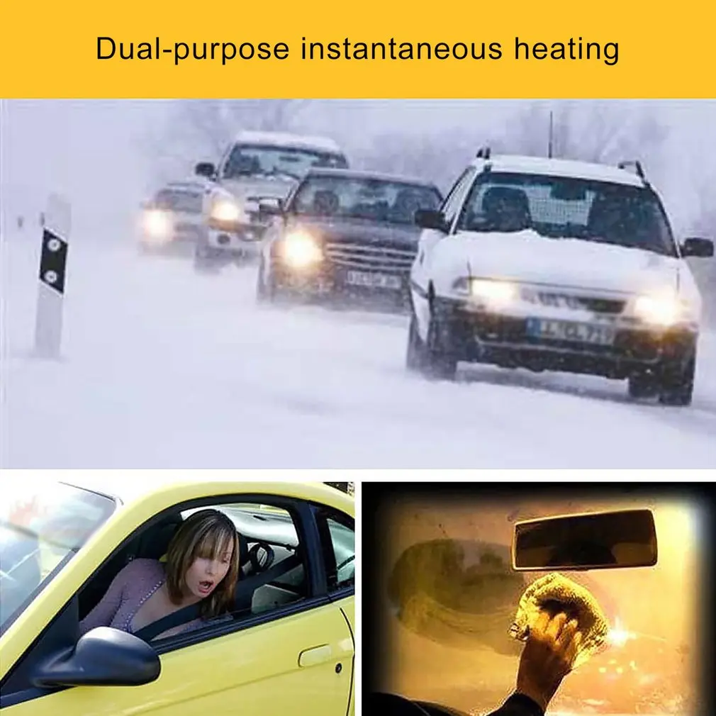 12V 200W Car Heater Electric Heater Glass Defrost Defog Heating Machine for RV, Motorhome Trailer, Trucks, Boats