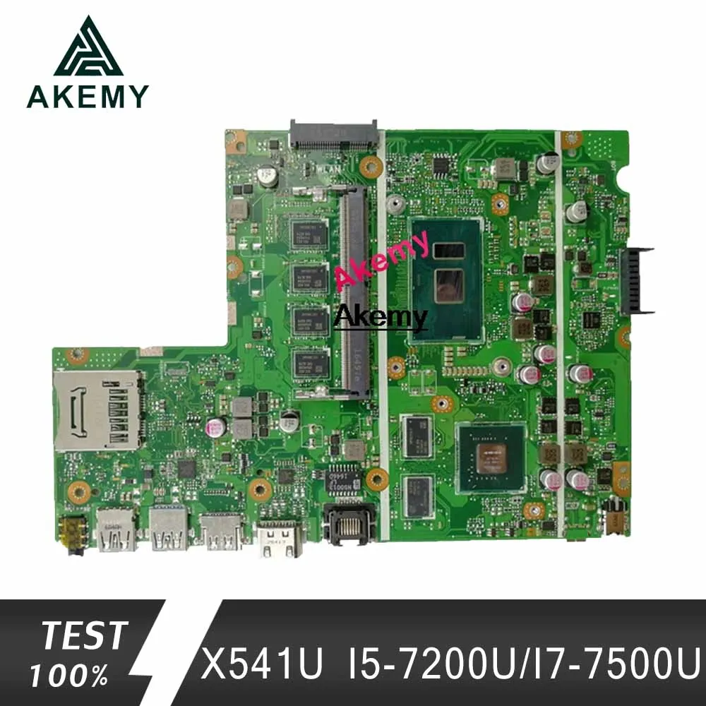 Материнская плата для ноутбука ASUS F541U R541u X541U X541UV X541UVK материнская плата 8G/4G ram I5-7200U/I7-7500U(V2G) обмен