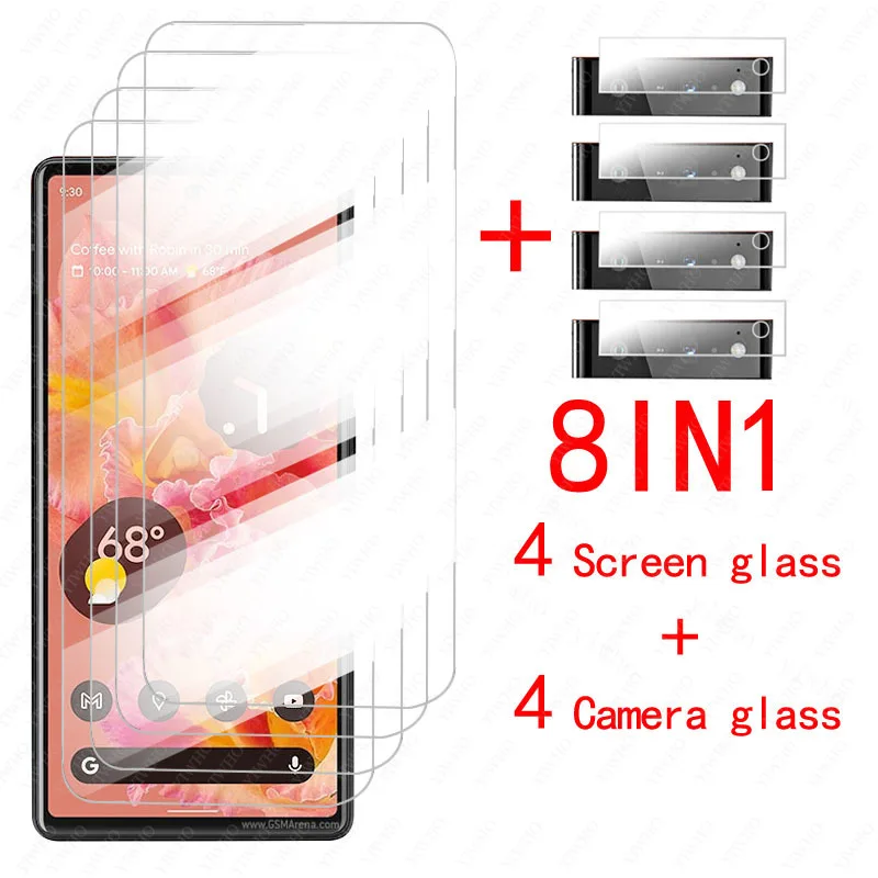 Pixel 6 Vetro Temperato Per Google Pixel 6 5A Vetro Per Pixel 5A 5 4A Protezione Dello Schermo A Copertura Totale Per Google Pixel 5A 5 4A Obiettivo